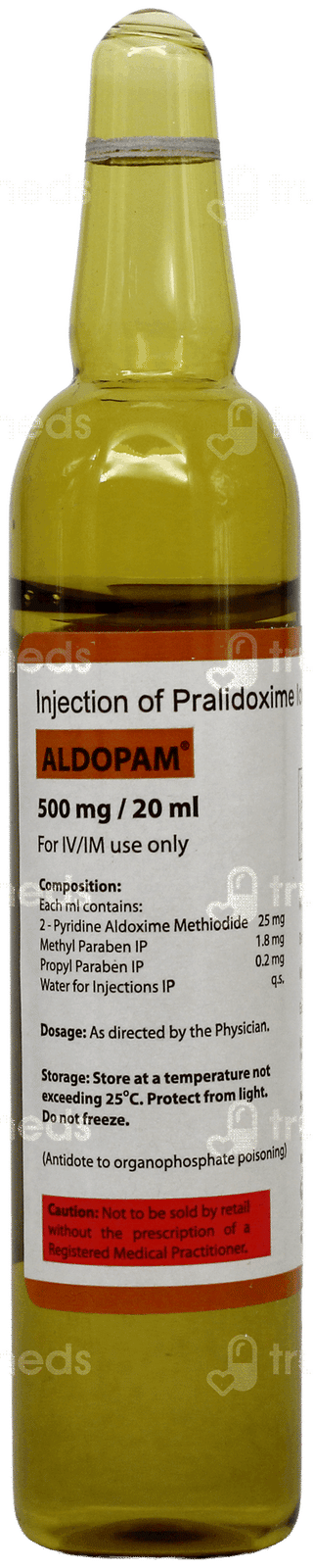 Aldopam 500 MG Injection 20 ML